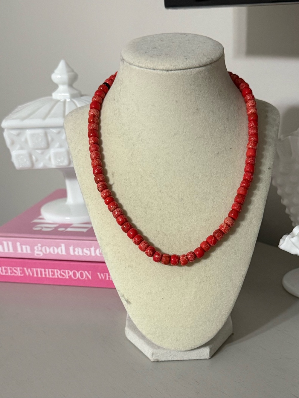Allie + Bess Red Necklace
